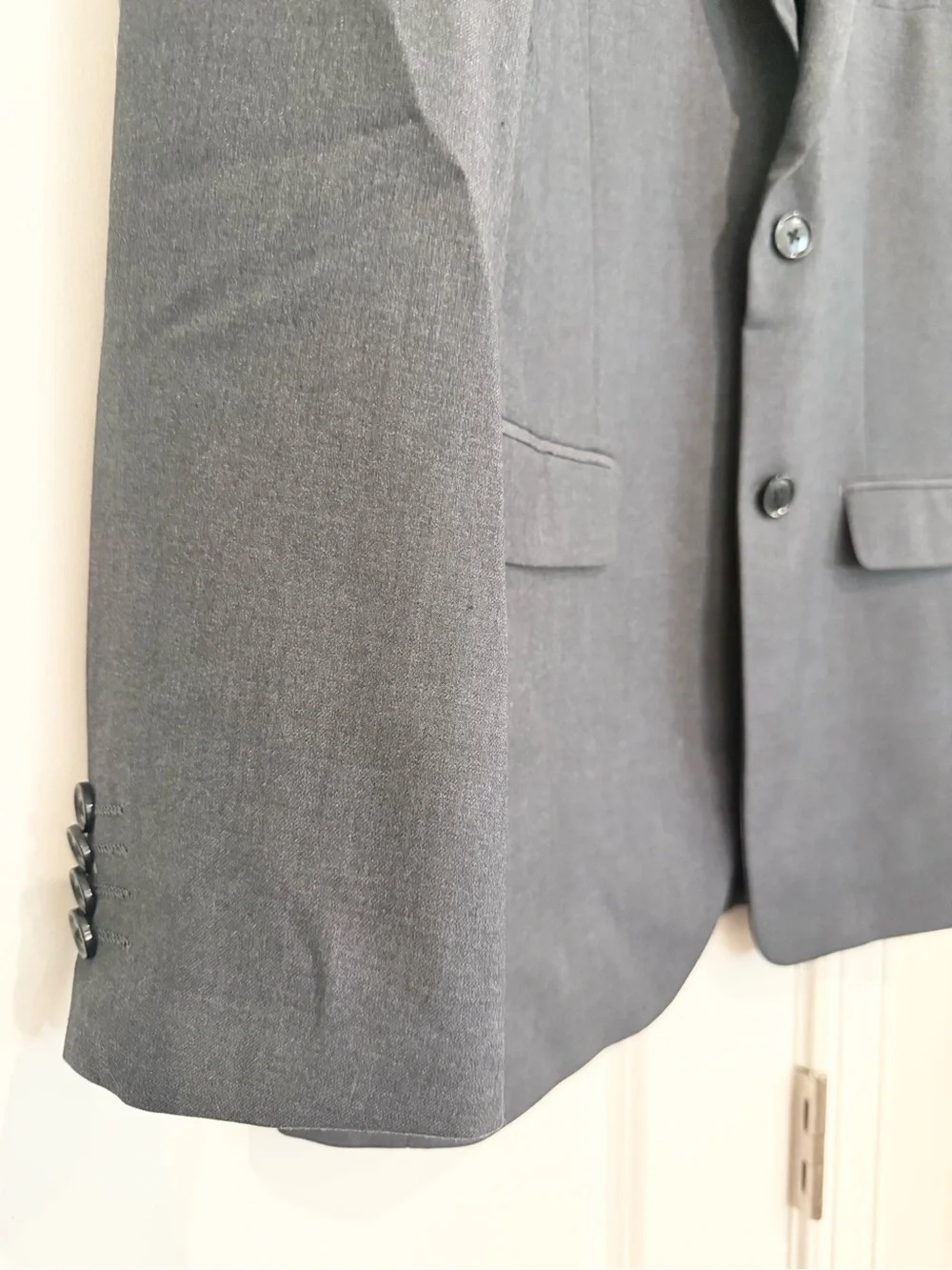 Merona Men's Grey Classic Two-Button Blazer